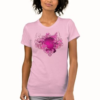 Urban Diamond Fantasy Pink Unicorn T-Shirt