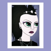 "Urban elves, elf 2" Large fine art print posters