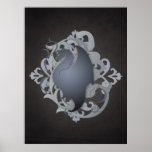 Urban Fantasy Black Dragon Poster