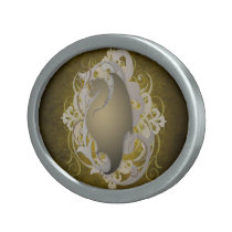 Urban Fantasy Gold Dragon Belt Buckle