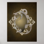 Urban Fantasy Gold Dragon Poster