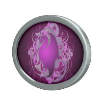 Urban Fantasy Pink Dragon Belt Buckle