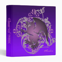 Urban Fantasy Plum Griffin Class Of School Binder