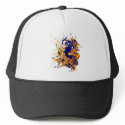 Urban Floral Hat by brev87 Urban Floral Hat