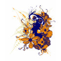 Urban Floral T-shirt by brev87 Urban Floral T-shirt