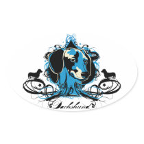 Urban Flourish Dachshund Sticker