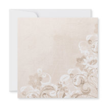 flower, flowers, floral, flora, flourish, garden, nature, art, design, pattern, urban, grunge, distressed, gift, gifts, pastel, antique, sepia, brown, earthy, greeting, card, note, cards, rsvp, rsvp card, save the date, wedding, congratulations, thank you, thank you card, blank, customizable, customize, pretty, Invitation with custom graphic design
