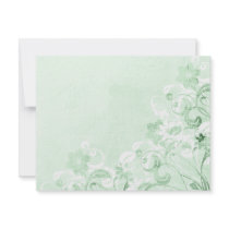 Urban Garden Flat Note Card invitations