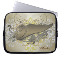 Urban Gold Fantasy Pegasus Laptop Sleeve