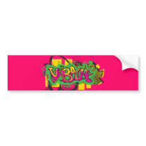 urban graffiti design bumper stickers