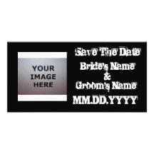 Urban Graffiti Save the Date Postcard Customized Photo Card