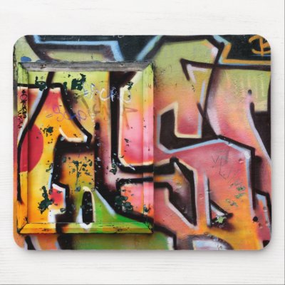 Urban graffitis mouse mats by affreeisenlohr