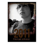 Urban Grunge Graduation Announcement Card Business Cards
