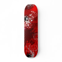Urban Grunge Red skateboards by cavanaughdesigns Urban Grunge Red skateboards