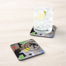 Urban Guerilla Paintball Beverage Coasters