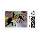 Urban Guerilla Paintball Invited Postage
