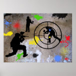 Urban Guerilla Paintball Poster