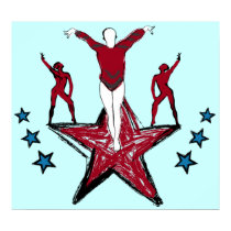 Urban Gymnastics Illustration posters
