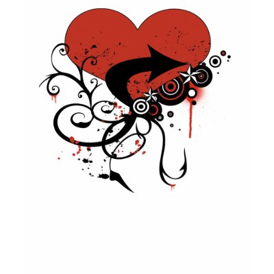 Urban Heart T-Shirt by precious_jules81