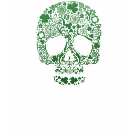 Urban & Hip St .Patricks's Day Skull T Shirt Urban & Hip St .Patricks's Day Skull T Shirt
