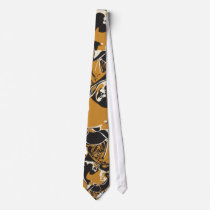 Urban Illustration Basset Hound Dog Tie ties