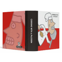 urban indie comic chef recipe cookbook binder