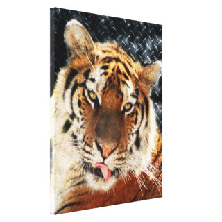 Urban Jungle - Diamonds and Tigers Gallery Wrap Canvas