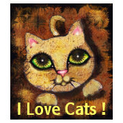 Urban Kitty Cat Dark T-Shirt shirt