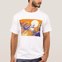 Urban landscape I t-shirts by Alejandro Urban landscape I t-shirts