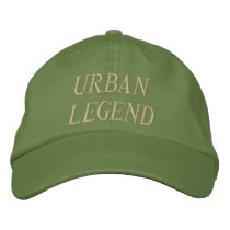 Urban Legend Embroidered Hat embroidered hats