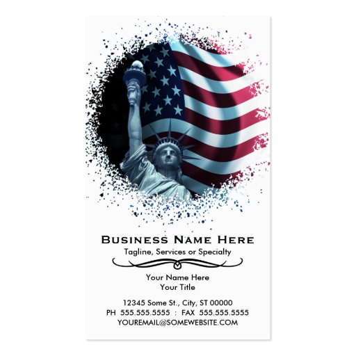 urban liberty business card (front side)