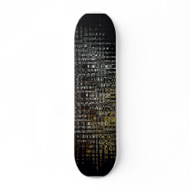 Urban Lights Abstract Skateboard by opentheshutter Urban Lights Abstract Skateboard