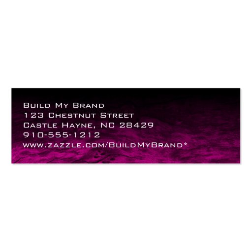 Urban Modern Professional Slim Business Cards (back side)