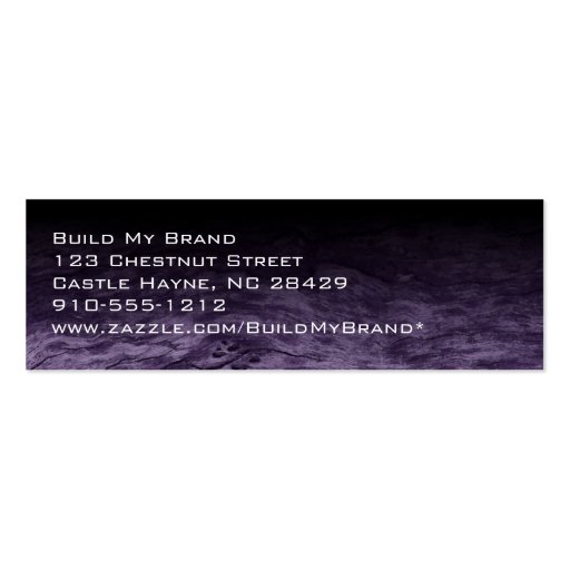 Urban Modern Professional Slim Business Cards (back side)