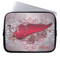 Urban Red Fantasy Pegasus Laptop Sleeve