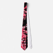 Urban Red Graffiti ties by Artamatik Urban Red Graffiti ties