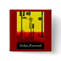 URBAN RENEWAL buttons by PopsArt URBAN RENEWAL buttons