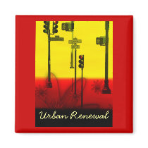 URBAN RENEWAL magnets by PopsArt URBAN RENEWAL magnets