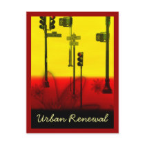URBAN RENEWAL postcards by PopsArt URBAN RENEWAL postcards