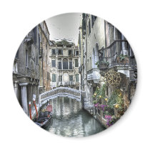 Urban scene in Venice Refrigerator Magnet