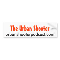 Urban Shooter bumpersticker 2 by KennBlanchard Urban Shooter bumpersticker 2