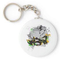 urban skateboard graffiti keychains