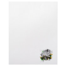 urban skateboard graffiti letterhead