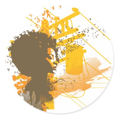 Urban Soul Sticker by brev87