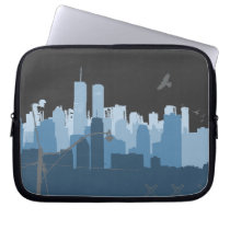 Urban Sprawl (dark) laptop sleeve laptop sleeves
