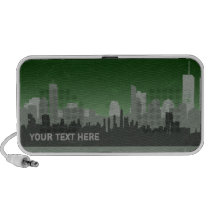 Urban Sprawl distressed Doodle speaker (green) speakers