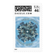 Urban Sprawl postage by flyingdisc Urban Sprawl postage