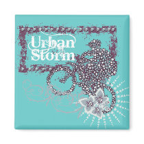 Urban Storm Biking T-shirts and Gifts Refrigerator Magnets