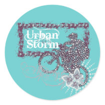 Urban Storm Biking T-shirts and Gifts Sticker