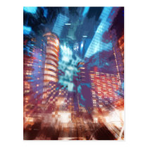 Urban Structures Abstract postcards